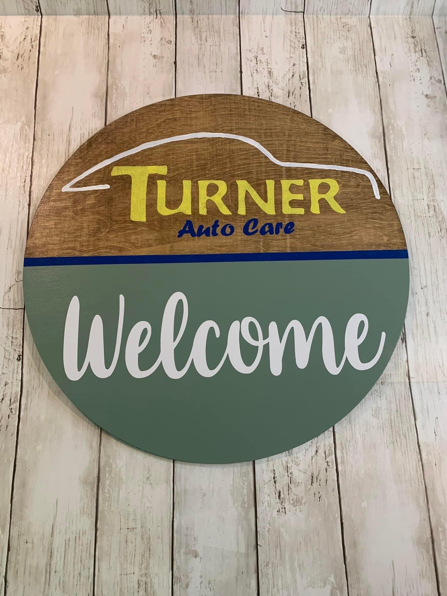 May be an image of text that says 'TURNER Welcome'